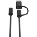 Thumbnail 2 de Cable Adaptador USB XTech XTC-532, 2en1 USB-C a USB-C con Dongle USB-A2.0 1.82m