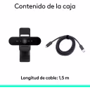 Thumbnail 10 de Cámara Video Conferencia Logitech Brio 4K Zoom digital: 5x Conect. USB-A o USB-C
