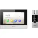 Thumbnail 0 de Kit de Videoportero Hibrido 4 hilos Hikvision con funcion de llamada a