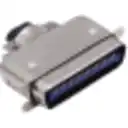 Thumbnail 1 de Conector 36-pin Macho Soldable Centronics CEN36 c/Tapa-Metalica