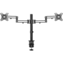 Thumbnail 6 de StarTech.com Brazo de Soporte para Monitor - Articulado - de Aluminio - para Monitores VESA de hasta 32IN - con Dos Brazos Giratorios - Mount para 2 monitores (brazo ajustable) - aluminio - negro - tamaño de pantalla: hasta 32" - montable en escritorio