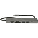 Thumbnail 9 de Docking Station StarTech Mini Dock USB-C a HDMI SD/mSD 2*USB3.0 LAN USB-C Gris