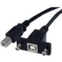 Thumbnail 1 de 1 ft Panel Mount USB Cable B to B