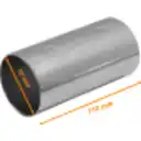 Thumbnail 0 de 50mm Acero Zincado Union para Conduit Rigido Metalico Largo-11cm