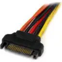 Thumbnail 1 de 6in Latching SATA Power Y Splitter Cable