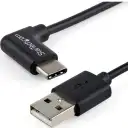 Thumbnail 0 de Cable StarTech USB 2.0 A Macho a USB 2.0 Type-C Macho en angulo. 1mt Negro