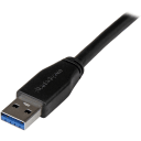 Thumbnail 1 de Cable USB 3.0 Tipo-A a USB Tipo-B M/M 5 Gbit/s 24/28AWG 10mts Act. Negro StarTec
