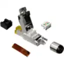Thumbnail 0 de RJ45 Macho Blindado FTP Auto-Punchable Cat6 Unifilar Conector Metalico