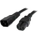 Thumbnail 0 de Cable de Poder IEC C14 a IEC C15 14 AWG 91cm para Computadores Servidor UPS