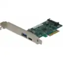 Thumbnail 0 de LRLINK PCIe-x4 2-USB3.1 C+A Tarjeta PCIExpress Chipset ASM1142 10gbps