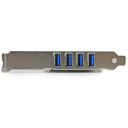 Thumbnail 1 de Tarjeta StarTech, PCIe x1 con 4 Puertos USB 3.0 con UASP Alimentación SATA LowPr