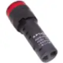 Thumbnail 1 de Rojo Buzzer Luz Piloto LED 12VDC/AC 15mm-diam 19mm-cabeza 55mm-altura
