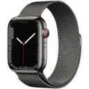 Thumbnail 0 de Apple Watch Series 7 45mm (GPS + Cellular / Graphite Stainless Steel Case / Graphite Milanese Loop) [MKL33BE/A]