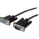Thumbnail 2 de Cable extensión Startech Serie DB9 RS232 Macho a Hembra Longitud 3m Color Negro