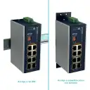 Thumbnail 2 de PLANET 4-1000-PoE++ 2-1000 2-SFP 240W-tot RielDIN Switch Indust 8p