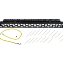 Thumbnail 0 de LINKMADE METAL REQ-24-KEYSTONE C/SOPORTE PATCHPANEL 1U VACIO UNLOADED