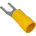Thumbnail 1 de Horquilla-4,3mm 4,0-6,0mm2 50-un Conector Amarillo Aislado PVC