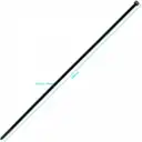 Thumbnail 3 de 25-un 500x7,0mm Negra Amarra Plastica Nylon 7.0x500mm