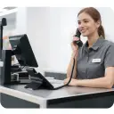 Thumbnail 2 de "Telef. IP profesional con pantalla a color 2,8"", audio HD con cancelacion ruid