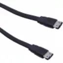 Thumbnail 0 de Cable Datos eSATA-eSATA 180cm 1,80mt Negro para Disco Duro Externo
