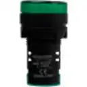 Thumbnail 3 de Verde Luz Piloto LED 220VAC 20mm-diametro 28mm-cabeza 51mm-altura