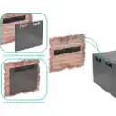 Thumbnail 5 de Gabinete Rack Pared Linkmade RK15-6L, 15U 60cm Fondo, Inc-2U Negro