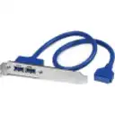 Thumbnail 0 de StarTech.com USB Adapter 2 Port USB 3.0 A Female Slot Plate