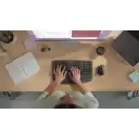 Thumbnail 7 de Teclado Inalámbrico Erogonómico Logitech WAVE KEYS RF+BT QWERTY Español Blanco