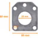 Thumbnail 0 de LINKMADE p/38mm Placa Repuesto para Mastil Guy Plate