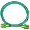 Thumbnail 1 de 3mt SC/APC-SC/APC OM3 Multimodo MM Duplex Jumper Fibra LSZH