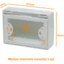 Thumbnail 0 de Cubierta Abatible Blanca 131x95mm para Placa Faceplate y Caja Chuqui