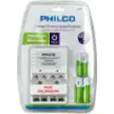 Thumbnail 4 de PHILCO Cargador 2-Pila-9V o 4-Pilas-AA/AAA inc-4-pilas Recargable