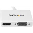 Thumbnail 1 de Adaptador de Video Mini DisplayPort a HDMI, VGA, 1080p Color Blanco - StarTech