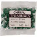 Thumbnail 2 de Verde 0,5mm2 8/14mm 100-unid AWG22 Ferrules Terminal Aislado Crimpeabl