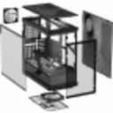Thumbnail 4 de HYTE Y40 Black/Black 2x 120mm Vertical GPU Case ATX con PCI Express 4.0 x 16 Riser Cable Incluido CS-HYTE-Y40-B