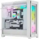 Thumbnail 1 de Gabinete Corsair iCUE 5000X RGB QL MidTower Ventana Cristal USB-C 2*USB3.0 Blanc
