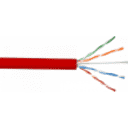 Thumbnail 1 de Cable de Red Linkchip CAT5E 8*24AWG UTP Multifilar Cobre 305mts Color Rojo