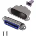 Thumbnail 1 de Conector 24-pin Hembra soldable Centronics CEN24 c/Tapa-Metalica