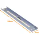 Thumbnail 1 de 30cm 4-Perf Barra Metal Ranurada Soporte para CC-120 301x49x13mm