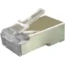 Thumbnail 1 de Conector RJ-45 metalico p/Multifilar Cat5e FTP STP 10 unidades Linkmade