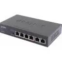 Thumbnail 1 de PLANET 6-100(4-PoE+af/at) Extend-250mt 60W-tot Switch no-Admin no-Rack