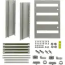 Thumbnail 1 de TIBOX 743x529mm 4-RielDin-53cm Chasis interno p/Tablero ST6-825 MDST86