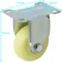 Thumbnail 0 de Rueda 3-pulgadas Blanca Fija Soporta-30Kg 65x95x105mm
