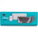 Thumbnail 1 de MLAB KIT TECLADO Y MOUSE MINI BLUETOOTH + 2,4GHZ 1600DPI CLICKY C80BT GRAY/BLACK