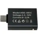 Thumbnail 2 de Tester mWh mAh Digital USB-C 4,5-50VDC 0-12Ampere 0-600Wats 1-CM 1-CH