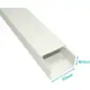 Thumbnail 1 de LINKCHIP Canaleta PVC 60x40mm 2mt Blanca 1,45mm sin-Separadr CC-6040-W