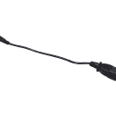 Thumbnail 1 de Cable Poder 3A CCM8 0,8mt Negro Tipo-8-C7-Hembra a C14-Macho 2x0,75mm2 80cm