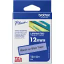 Thumbnail 3 de Cinta BROTHER 12mm Negro en Fondo Azul 8mt p/PT-H110/E300/E550W/D600VP