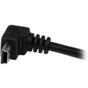 Thumbnail 4 de Cable USB 2.0 Tipo-A a Mini B con ángulo 90° M/M 28AWG Níquel 2mt Negro StarTech