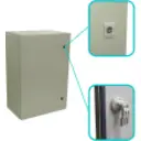 Thumbnail 6 de Caja Metalica TIBOX ST4-625 600x400x250mm 2-chapa-sin/Llave IP66 C/Placa Beige